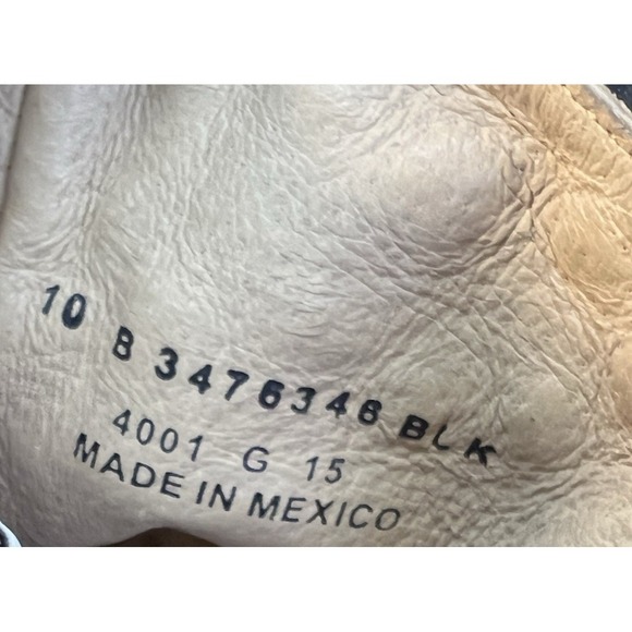 Frye sz 10B Jenna Studd Disc Antique Short Black Leather Biker Boots mint - Picture 9 of 12